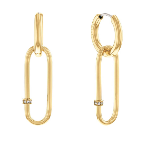 Kolczyki Calvin Klein 35000182 – eleganckie, wiszące koła z oryginalnym opakowaniem i 6-miesięczną gwarancją.