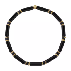 Bransoletka męska z onyksów