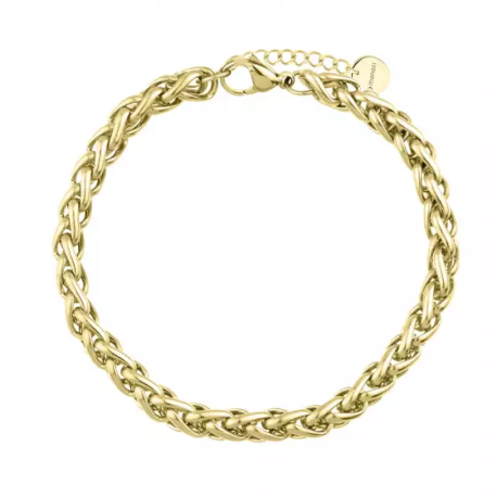 Bransoletka damska łańcuszkowa w splocie lisi ogon ze stali szlachetnej – GIL JUBILER