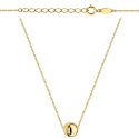 Naszyjnik z jedną złotą kuleczką
