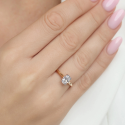 Pierścionek z diamentem lab. 1 Ct