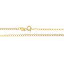 Złoty łańcuszek pancerka 60 cm