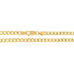 Złoty łańcuszek pancerka 60 cm